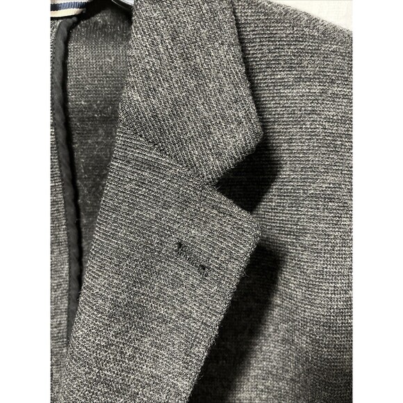 Frank and Oak Laurier Fit Charcoal Grey  Blazer Size 46 - Picture 2 of 9